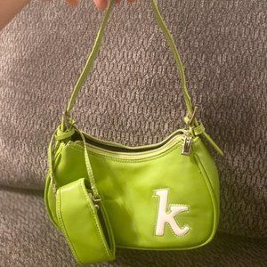 Green Intial purse